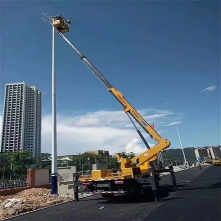 杭州上城维修路灯的曲臂升降车出租