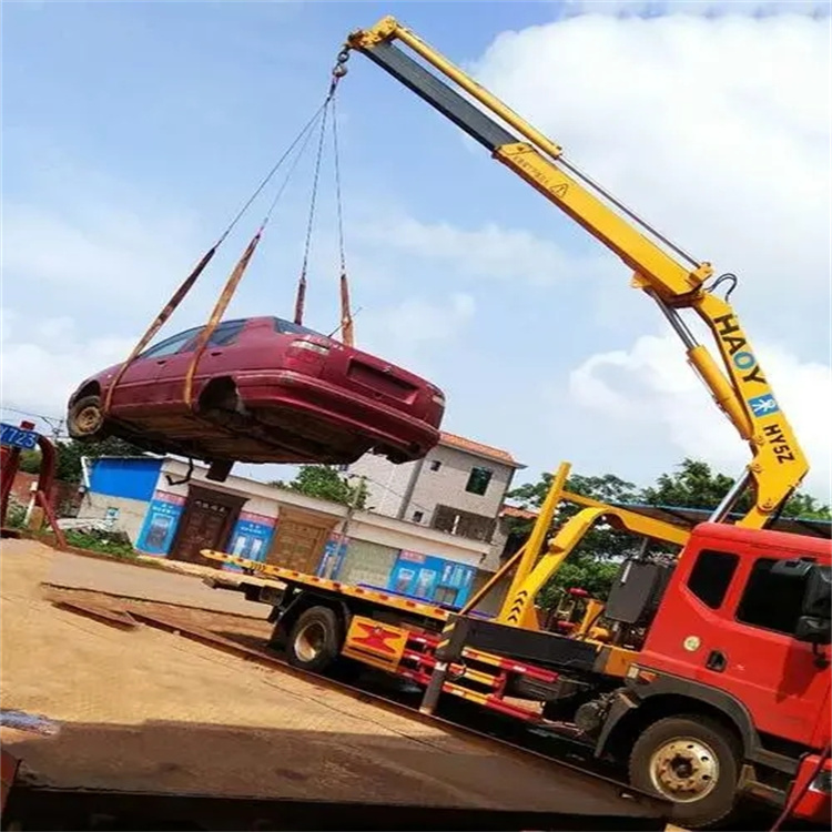 杭州上城吊车吊汽车的正确方法